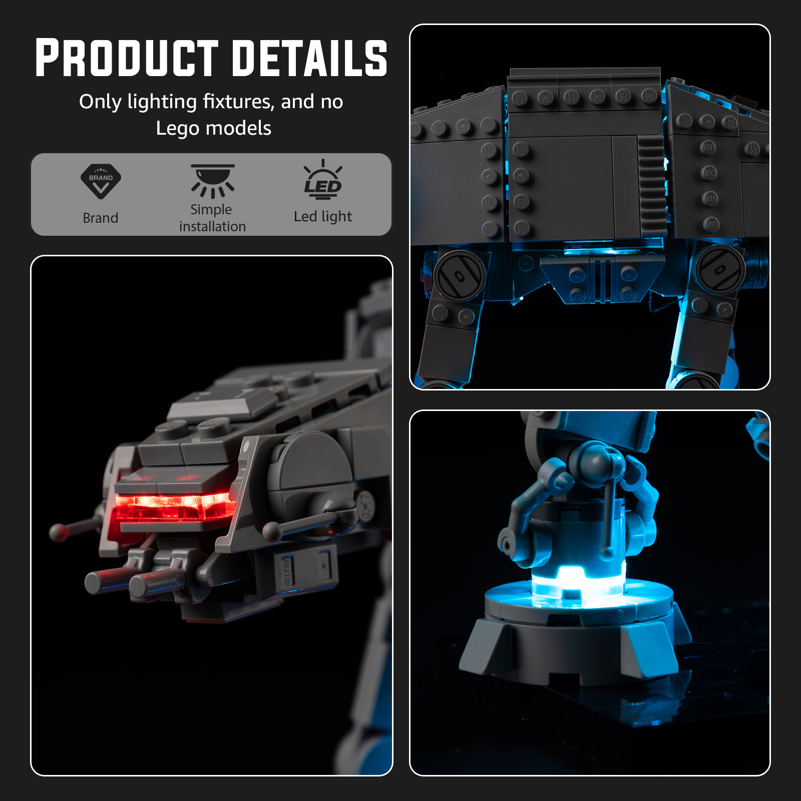 LED Light Set Suitable for Leg - Model Kit Fantasy ulasan dan harga
