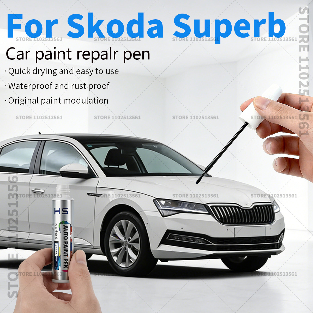 Car Paint Repair Pen For Skoda - Paint Model Kit ulasan dan harga