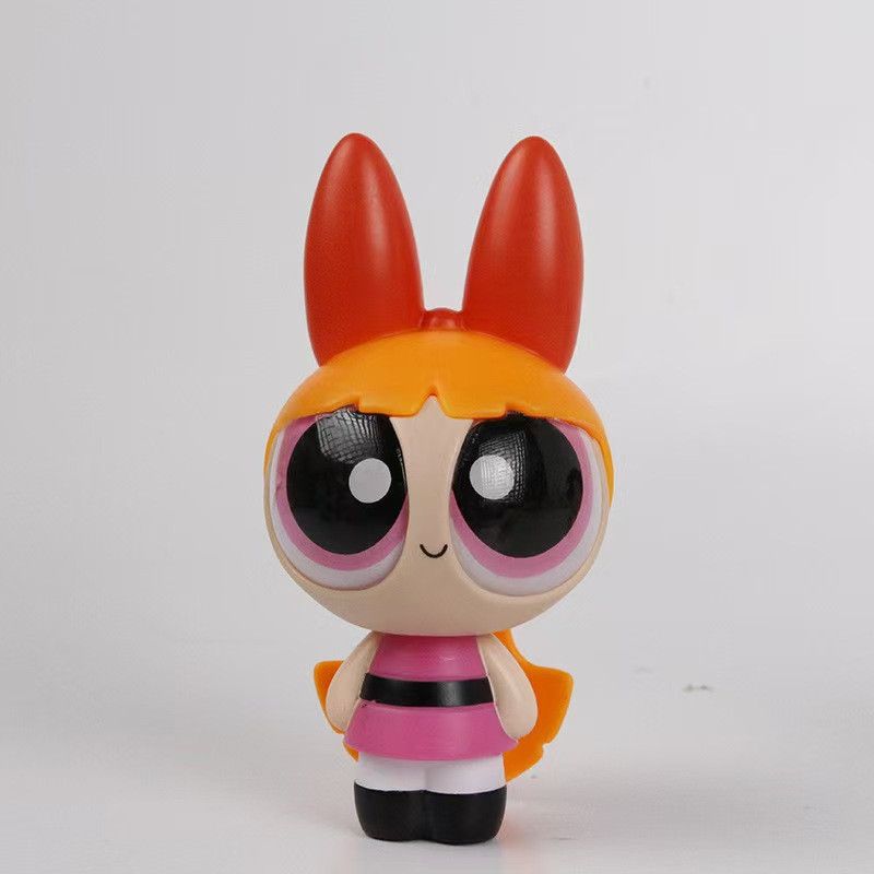 Powerpuff Girls PVC Figure Set - Model Kit Anime Girl ulasan dan harga