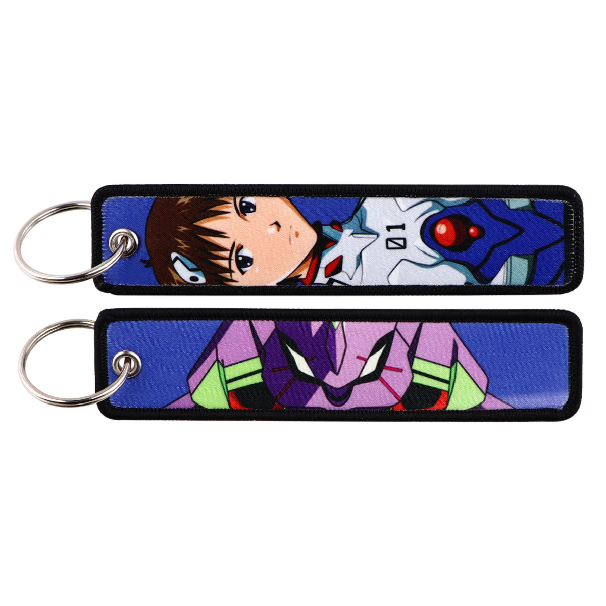 Anime EVA Embroidery Key Fobs  - Model Kit Eva ulasan dan harga