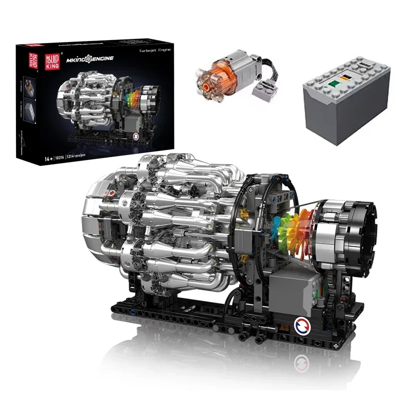 Mould King 10216 Turbojet Engi - Model Kit Engine ulasan dan harga