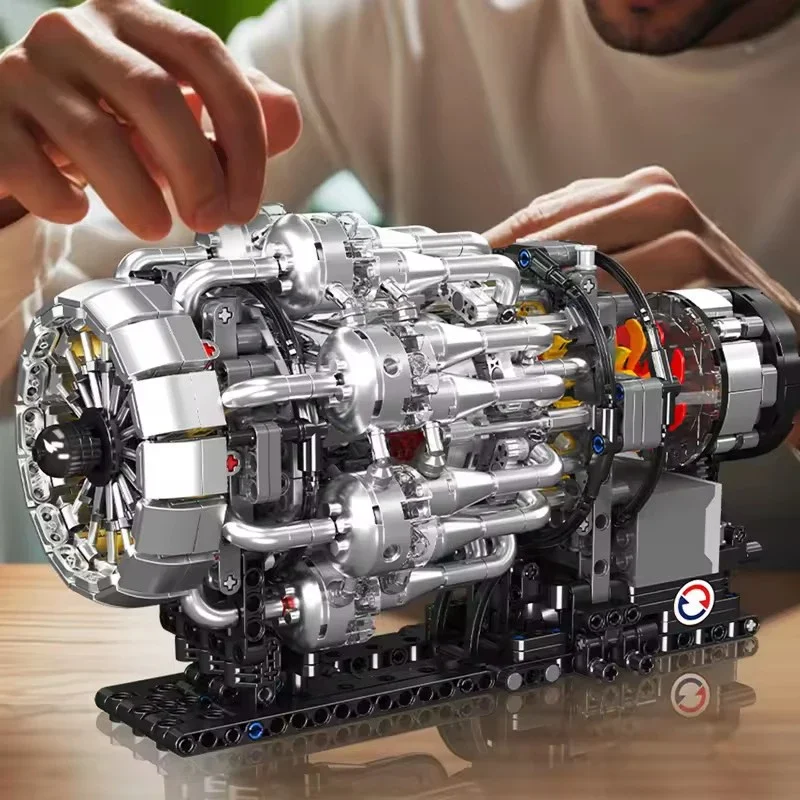 Mould King 10216 Turbojet Engi - Model Kit Engine ulasan dan harga